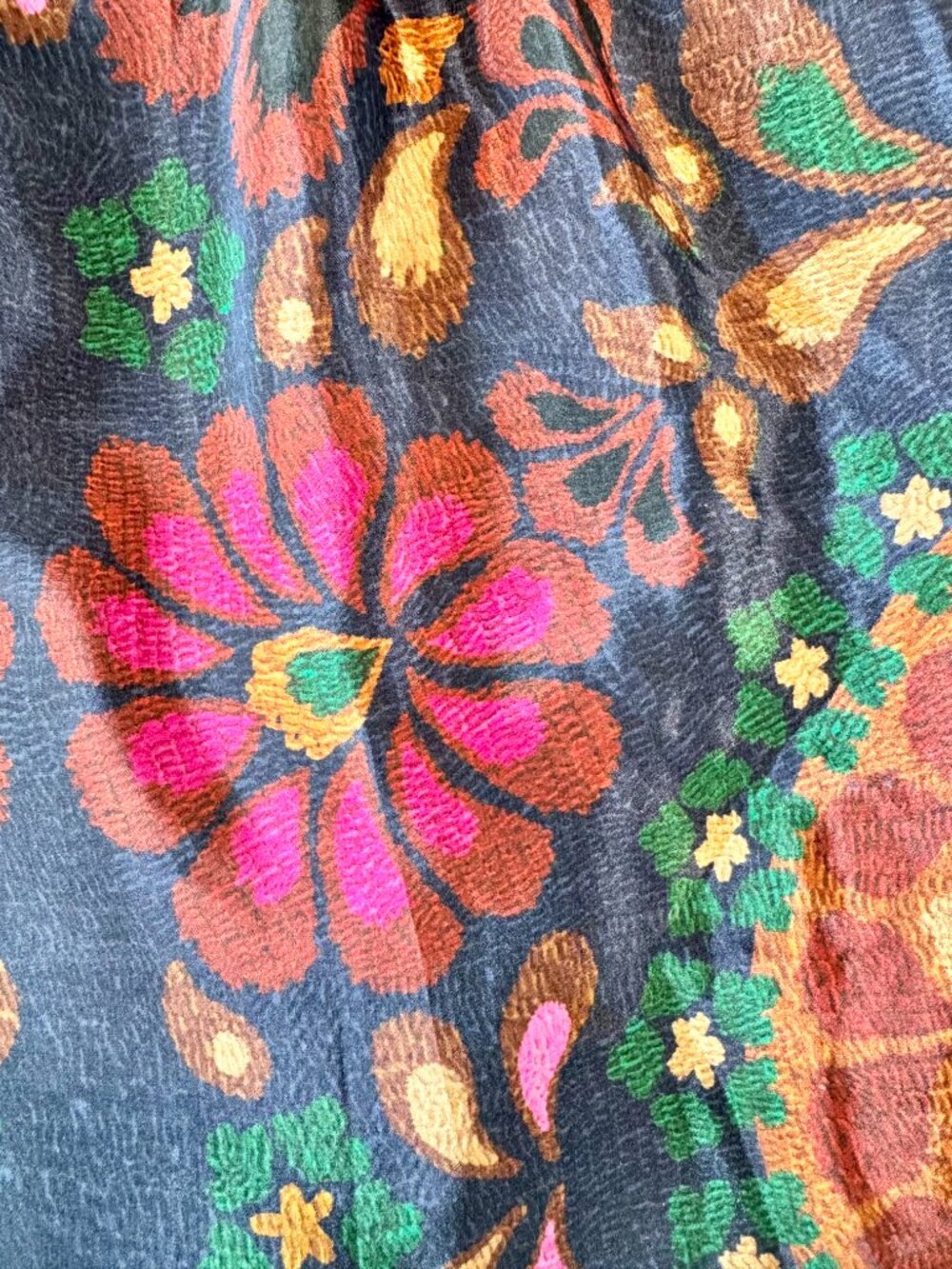 Farm Rio x Anthropologie Mock Neck Floral Maxi Dress Size S - Picture 9 of 10